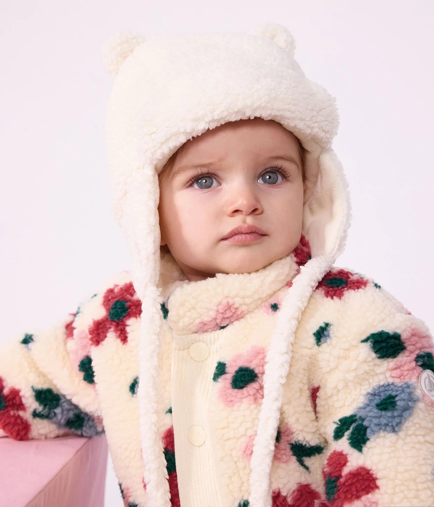 Floral Sherpa Jacket - Baby