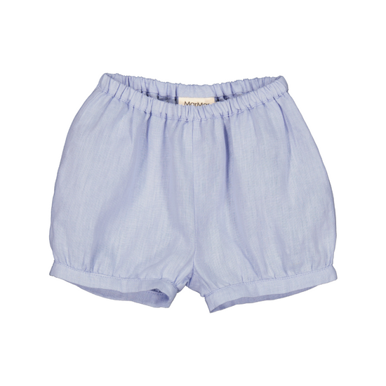 Pabi Linen Shorts in Blue Mist