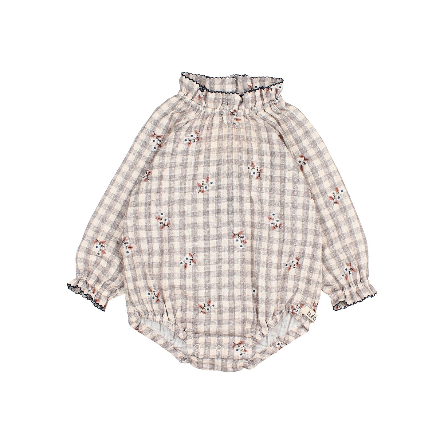 Earl Gray Check Romper
