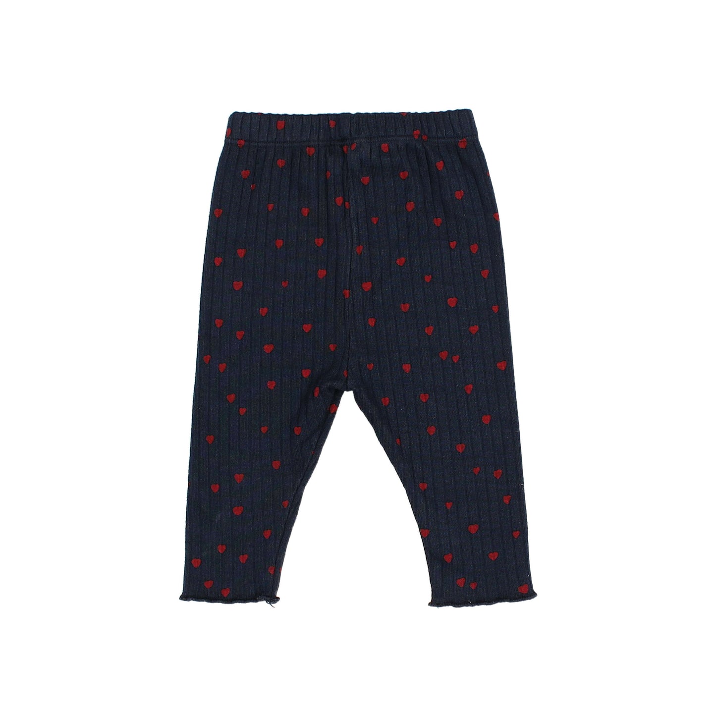 Navy Mini Heart Legging