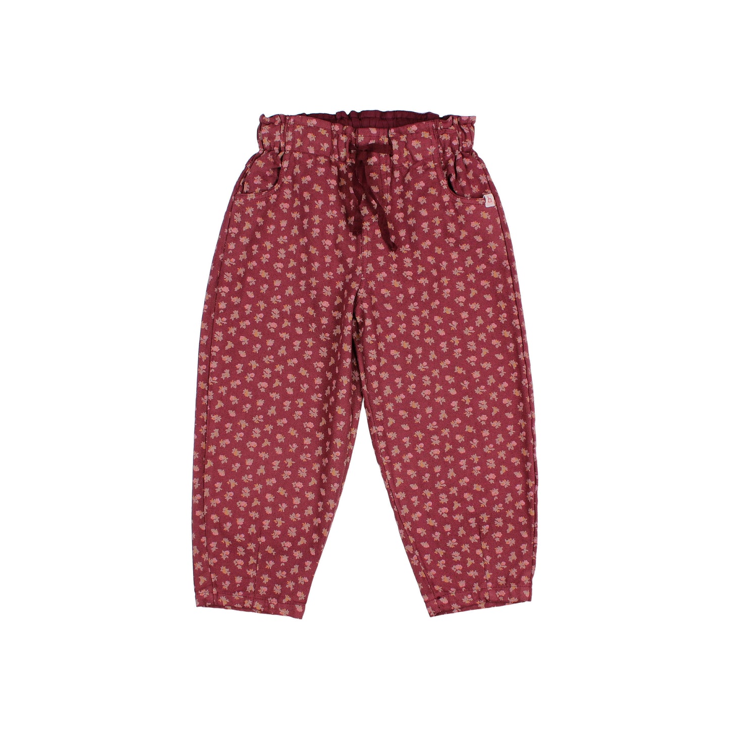 Pomegranate Cottage Flower Denim Pants