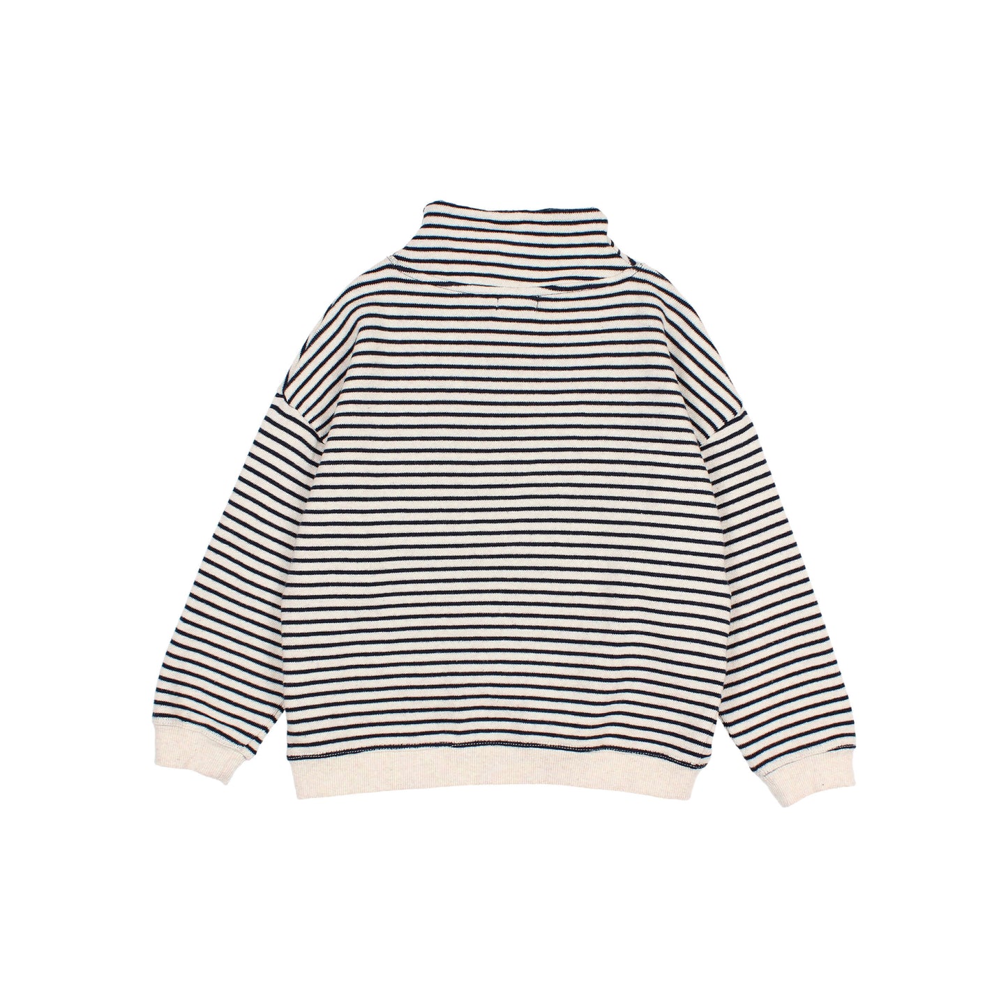Soft Stripe Quarter Zip Sweatshirt