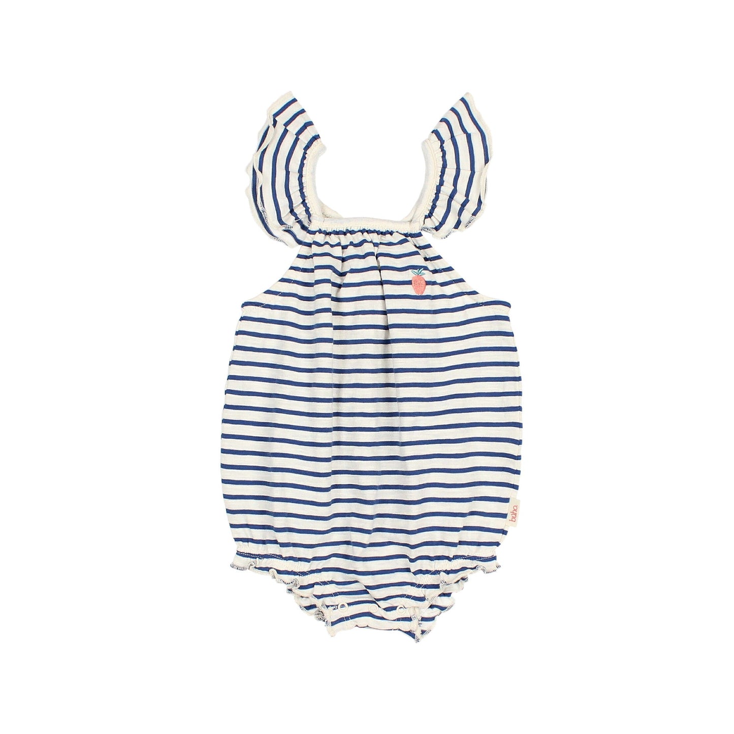 Navy Stripe Strawberry Bubble