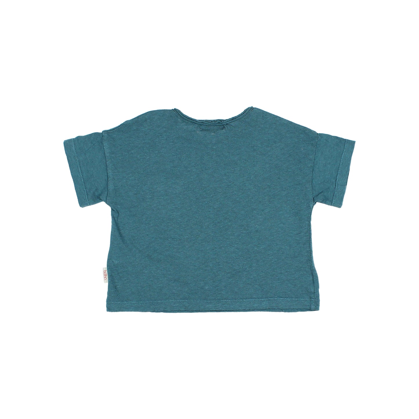 Pocket Linen Tshirt in Green Lake
