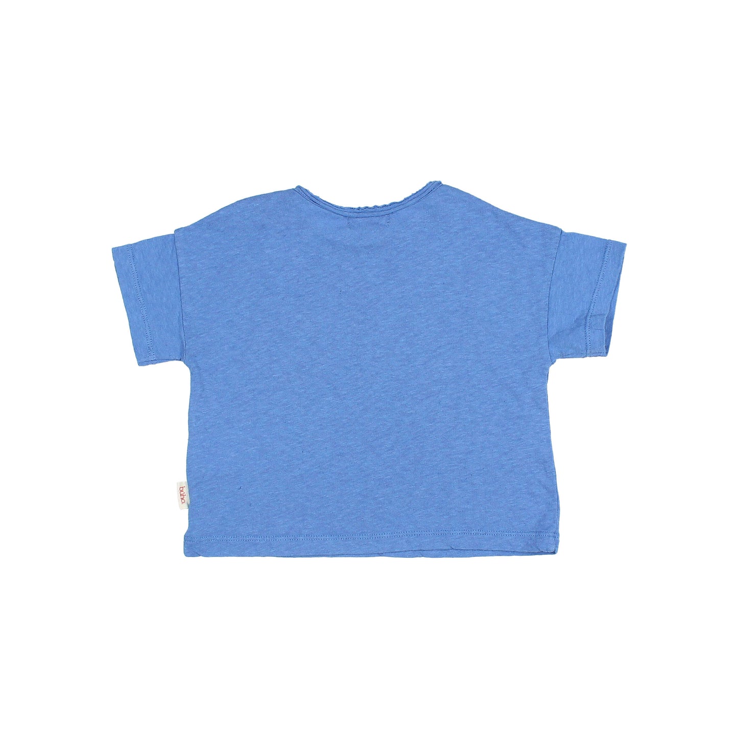 Pocket Linen Tshirt in Ocean Blue