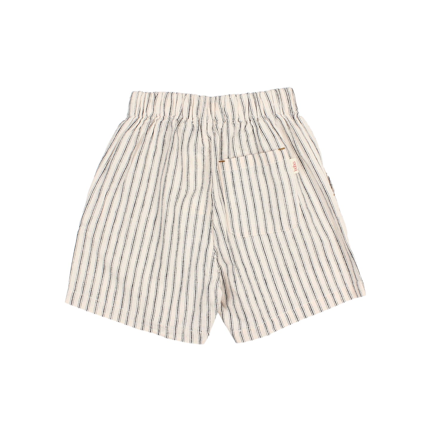 Beachy Linen Stripe Shorts - Toddler