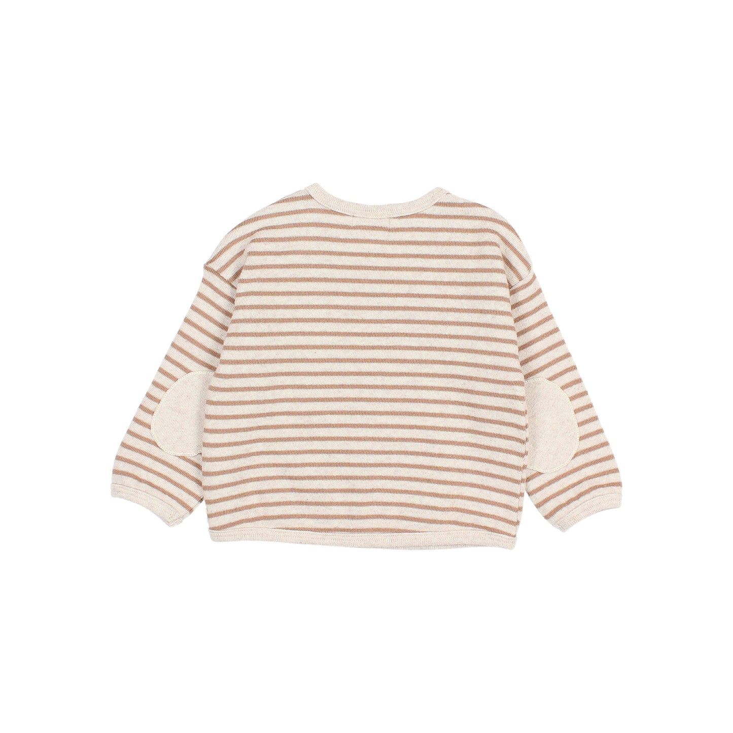 Ivory Stripe Jersey Sweatshirt