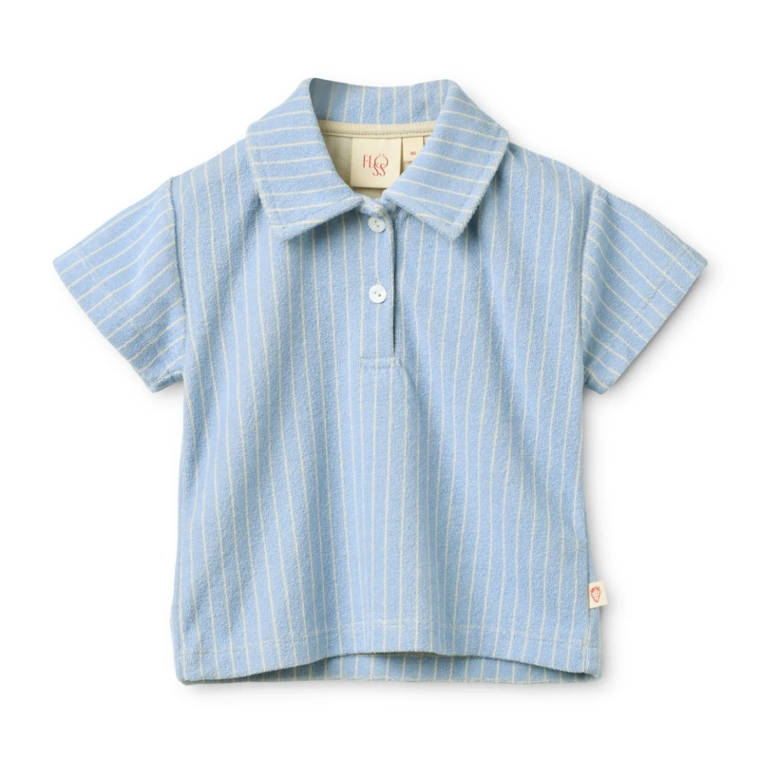 Nohr Shirt in Bright Blue Stripe