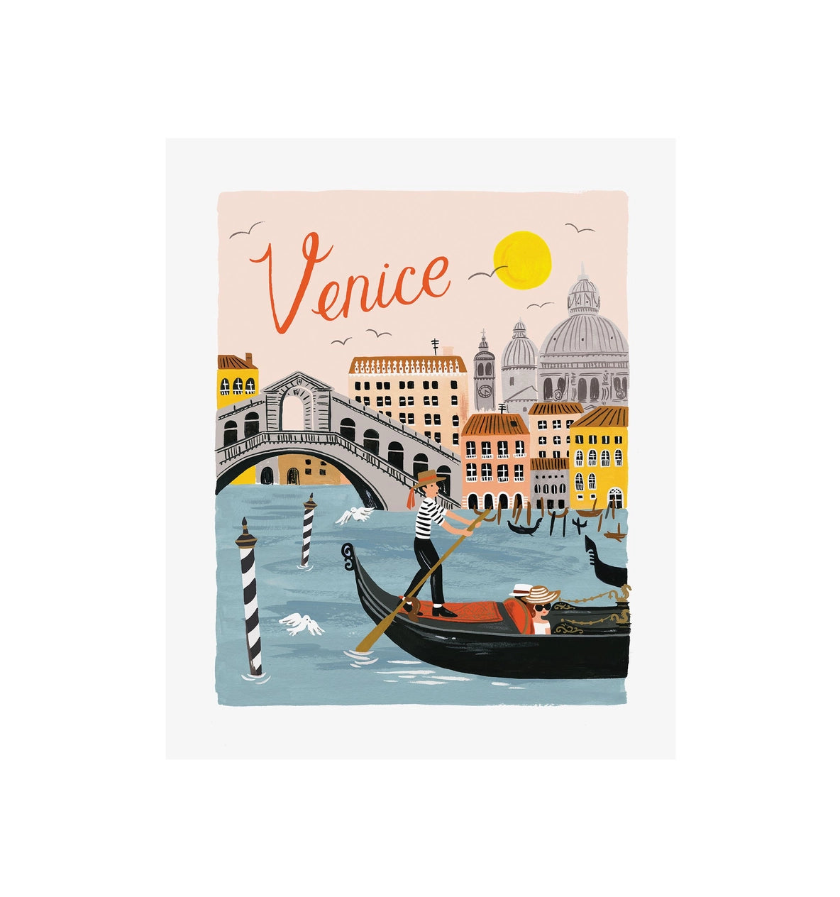 Venice World Traveler Art Print