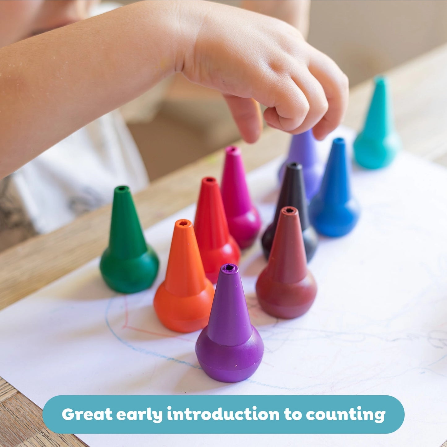 Candy Colors Stackable Crayons
