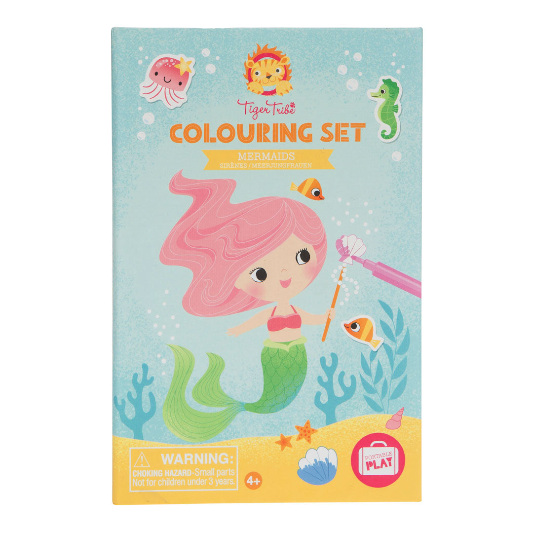 Mermaid Sticker & Coloring Set