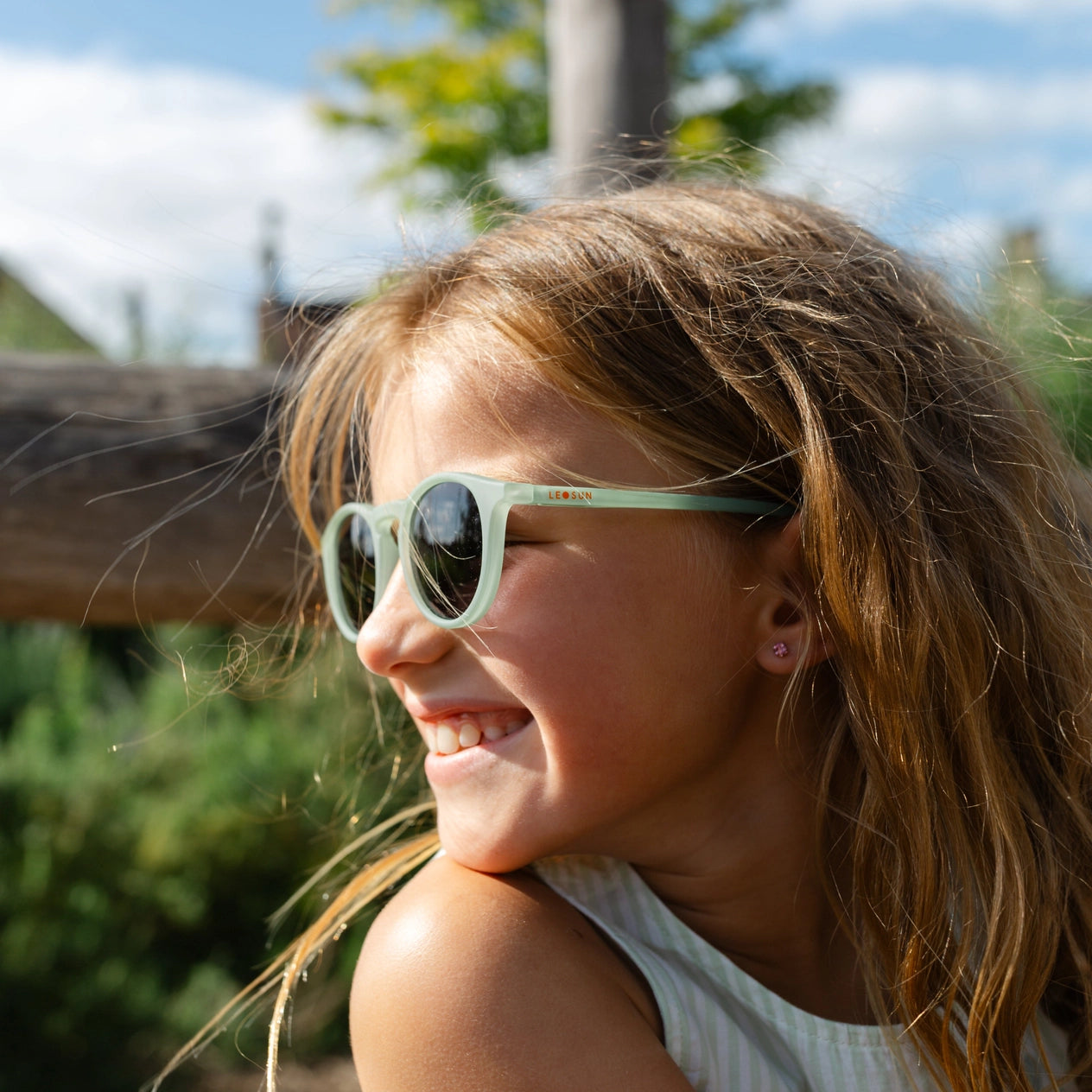 Toddler Polarized Sunglasses in Sage