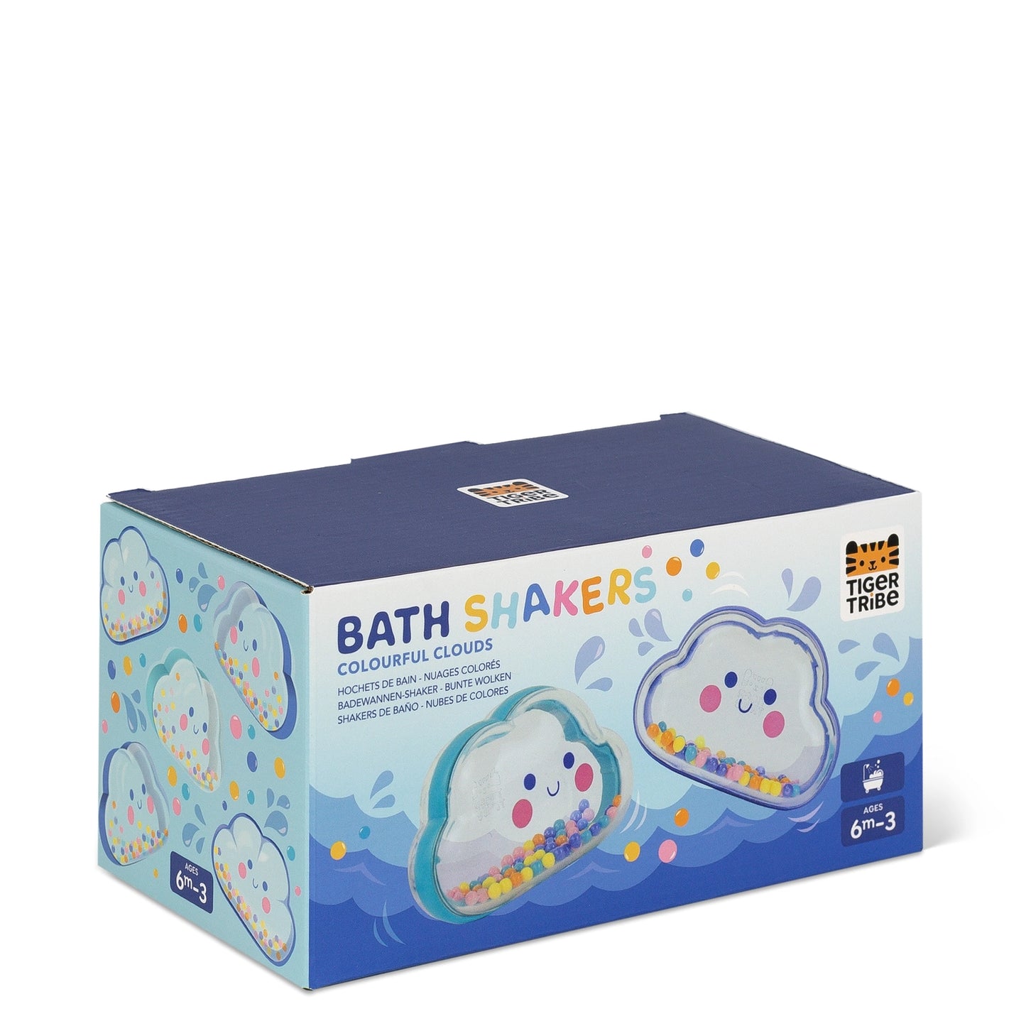 Colourful Clouds Bath Shakers