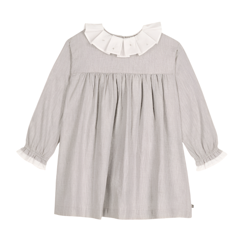Hannah Grey Dress - Toddler
