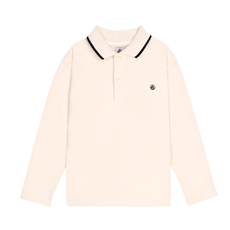 White Polo Shirt - Toddler