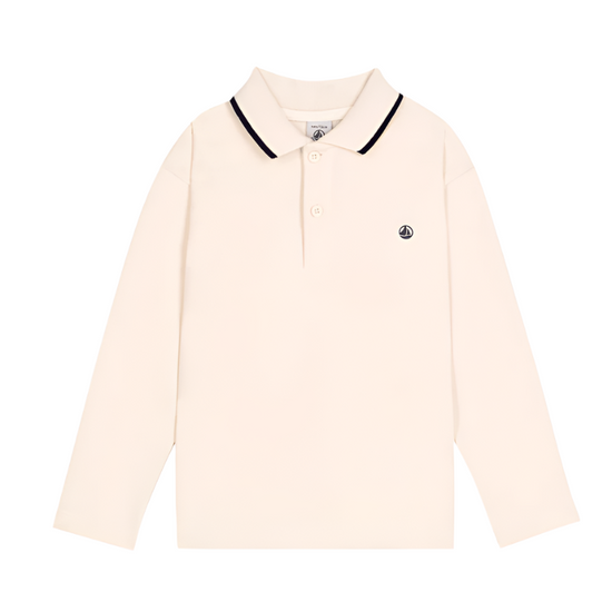 White Polo Shirt - Toddler