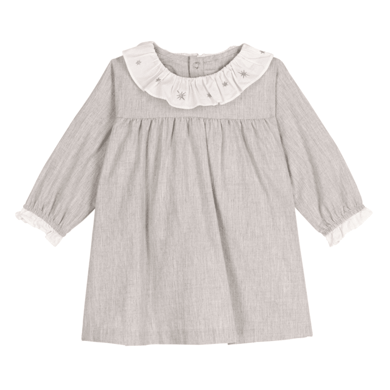 Hannah Grey Dress - Baby