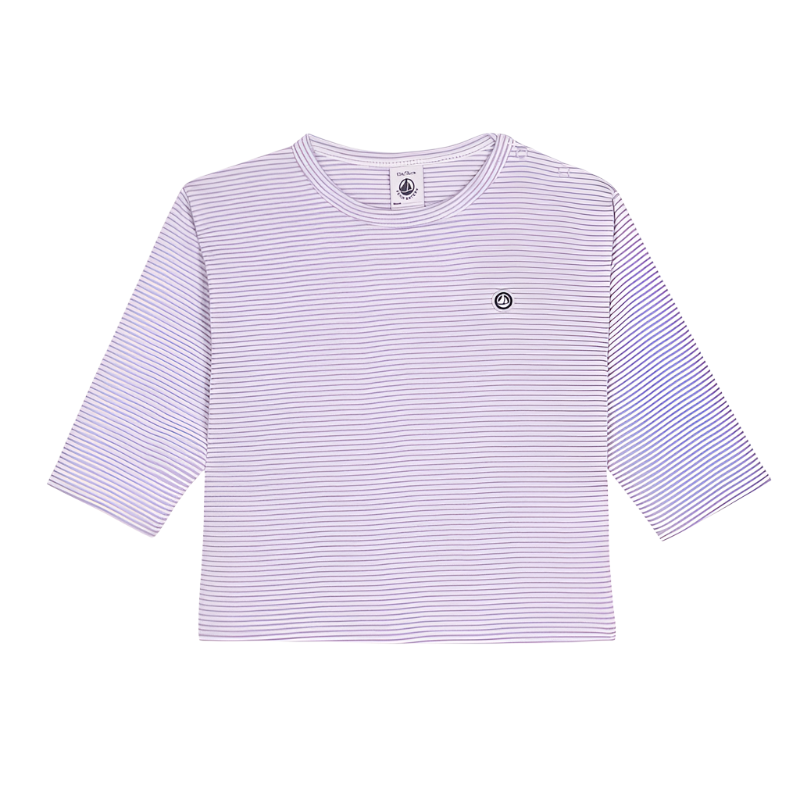 Purple Striped Tee