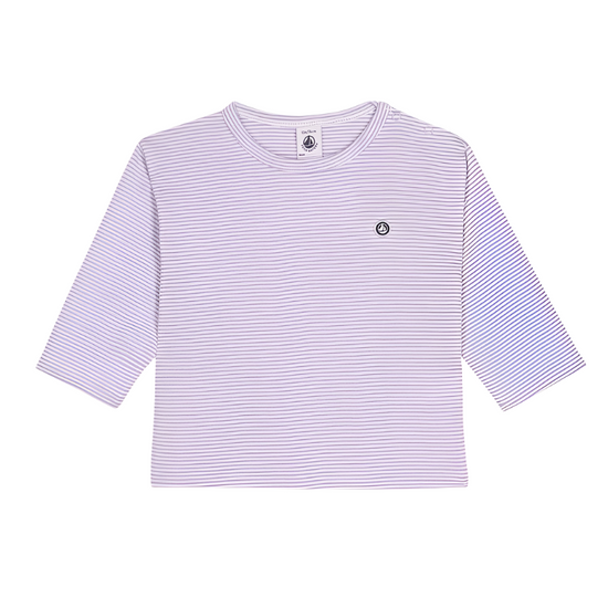 Purple Striped Tee