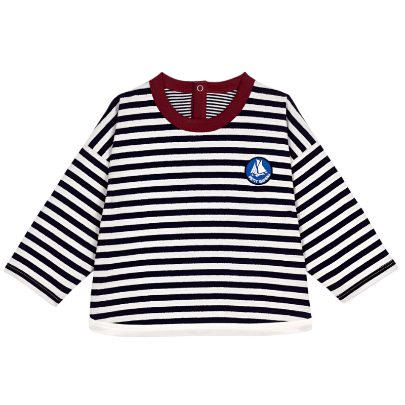 Navy Boat Striped Shirt