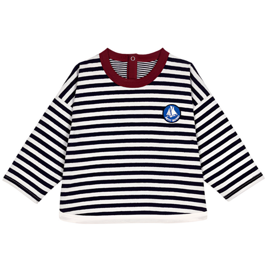 Navy Boat Striped Shirt