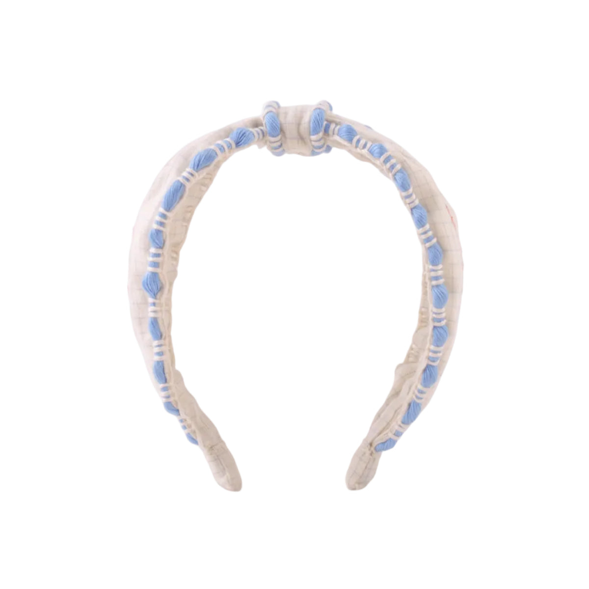Delta Embroidered Knot Headband