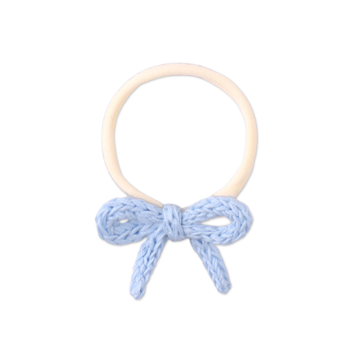 Baby Crochet Bow Headband Set