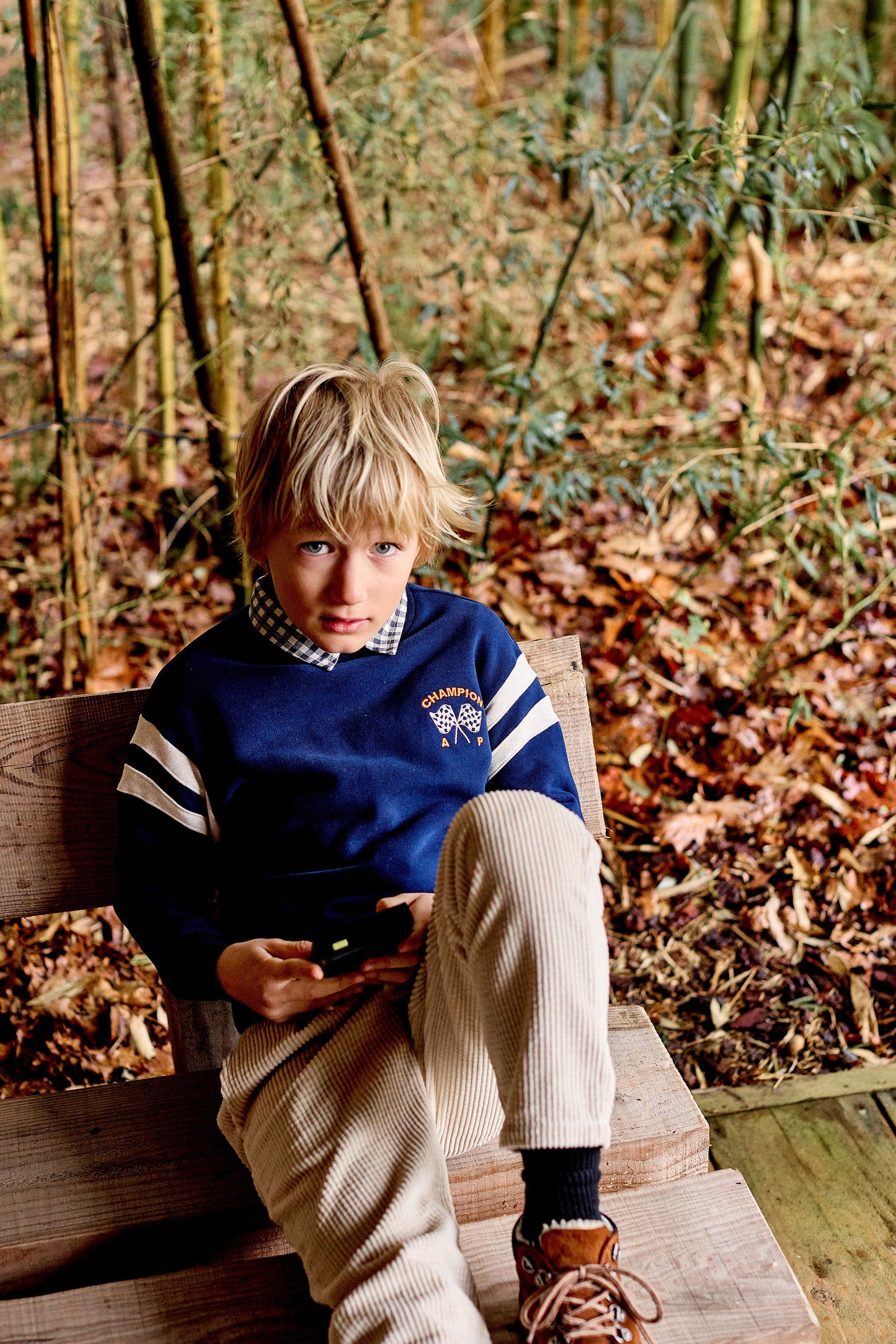 Navy Champion Sweatshirt