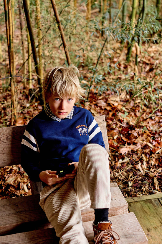 Cream Corduroy Pants - Toddler