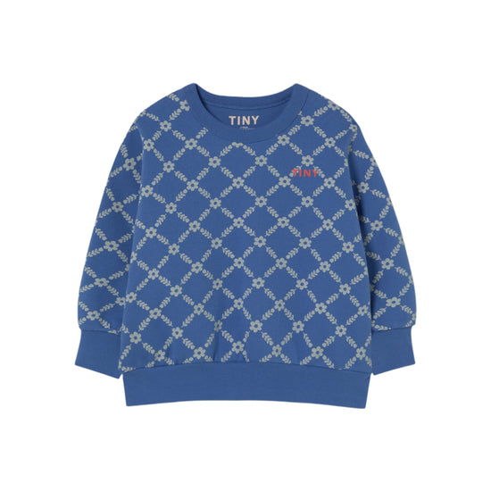 Flower Grid Sweatshirt