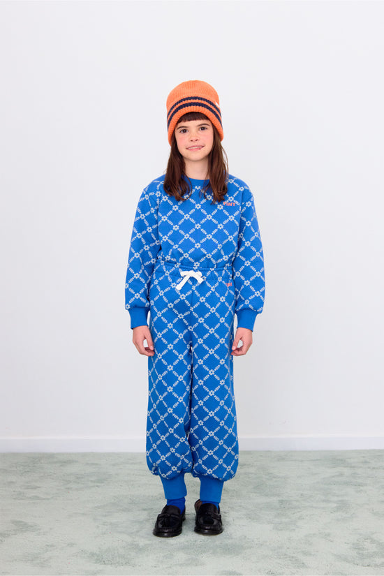 Flower Grid Sweatshirt