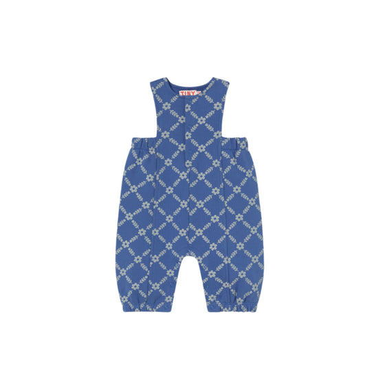 Flower Grid Overalls