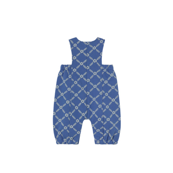 Flower Grid Overalls
