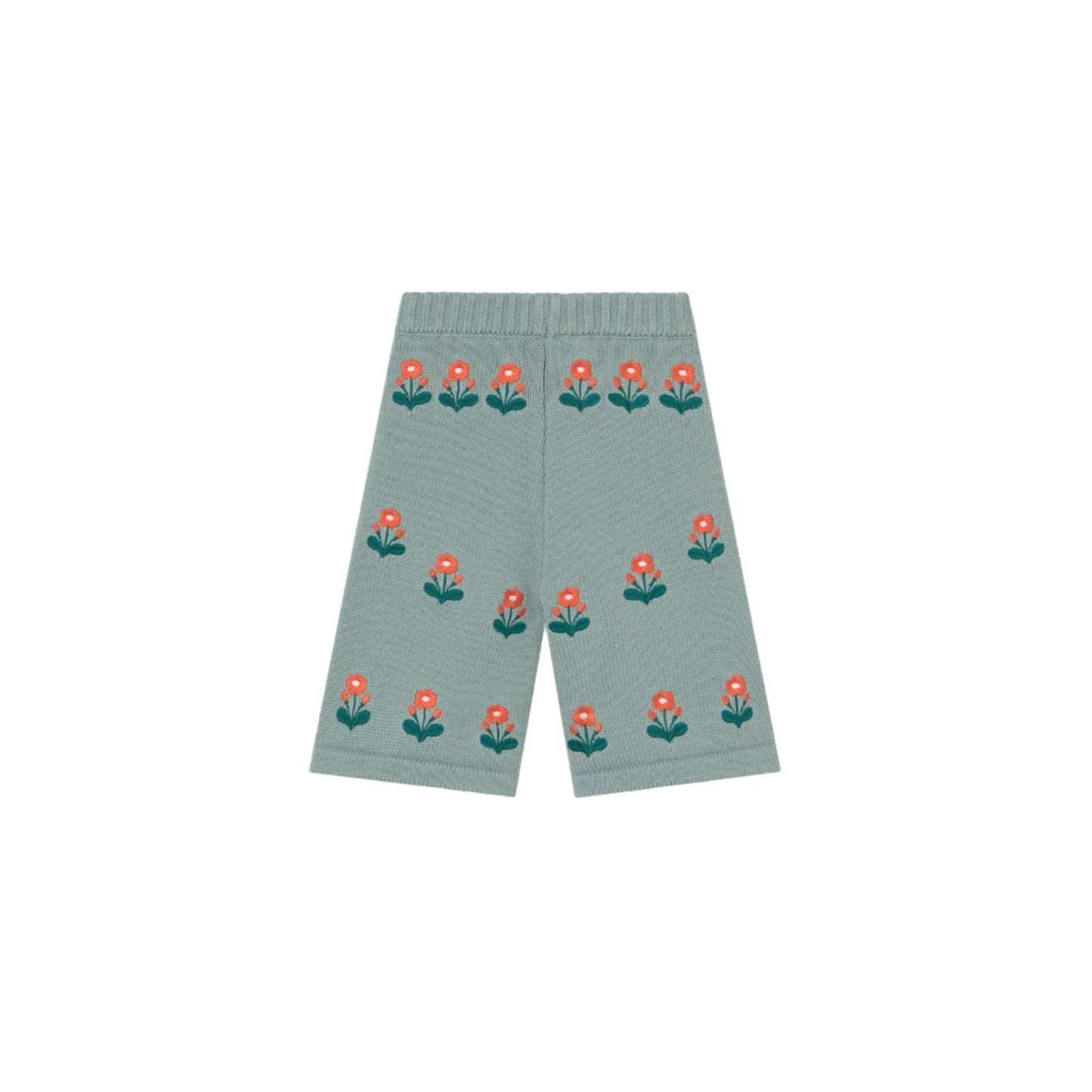 Wool Knitted Flower Pants