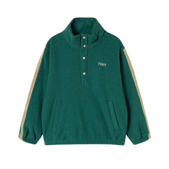 Green Terry Mockneck Sweatshirt