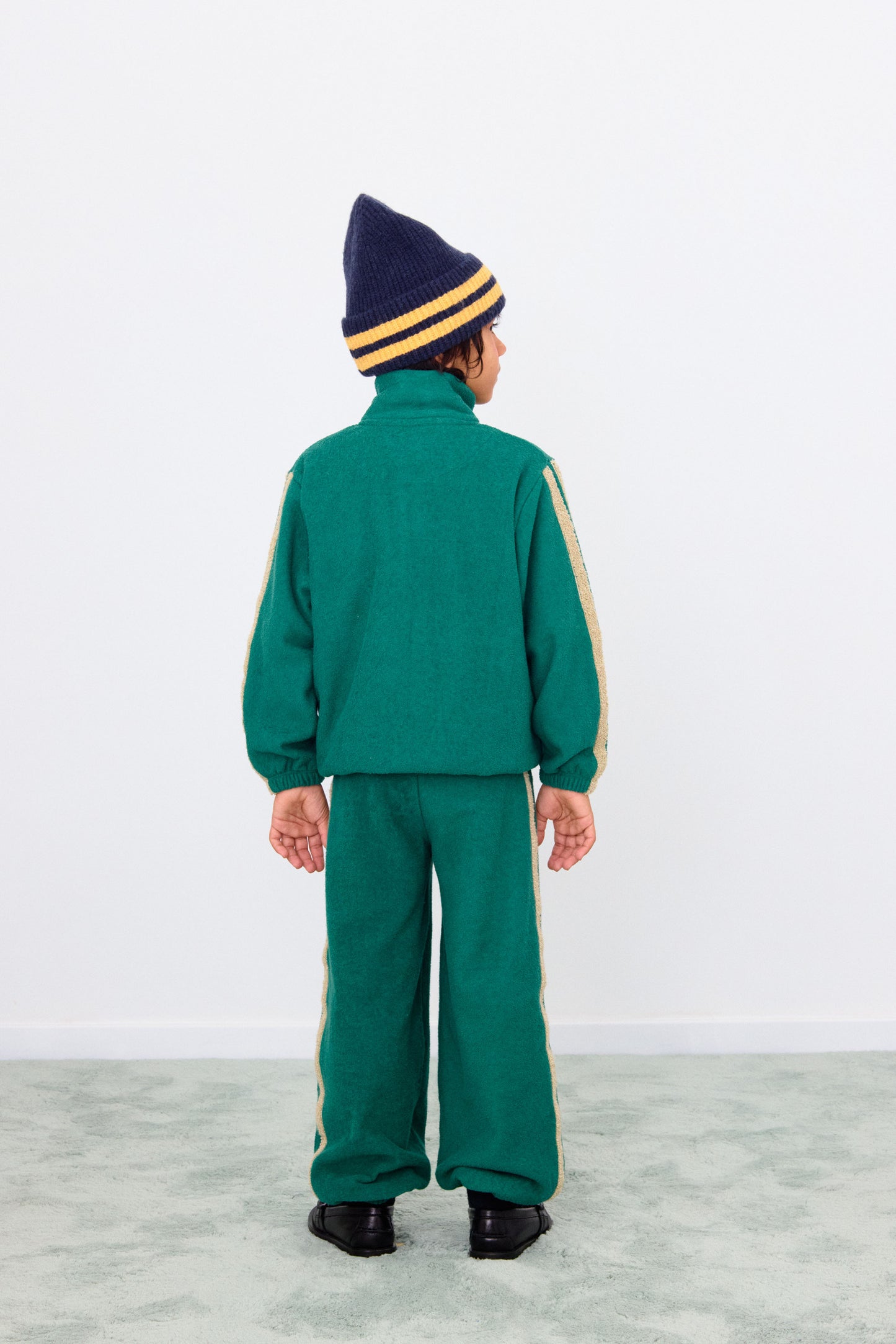 Green Terry Mockneck Sweatshirt