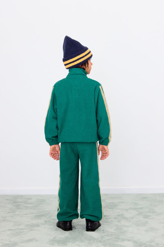 Green Terry Mockneck Sweatshirt