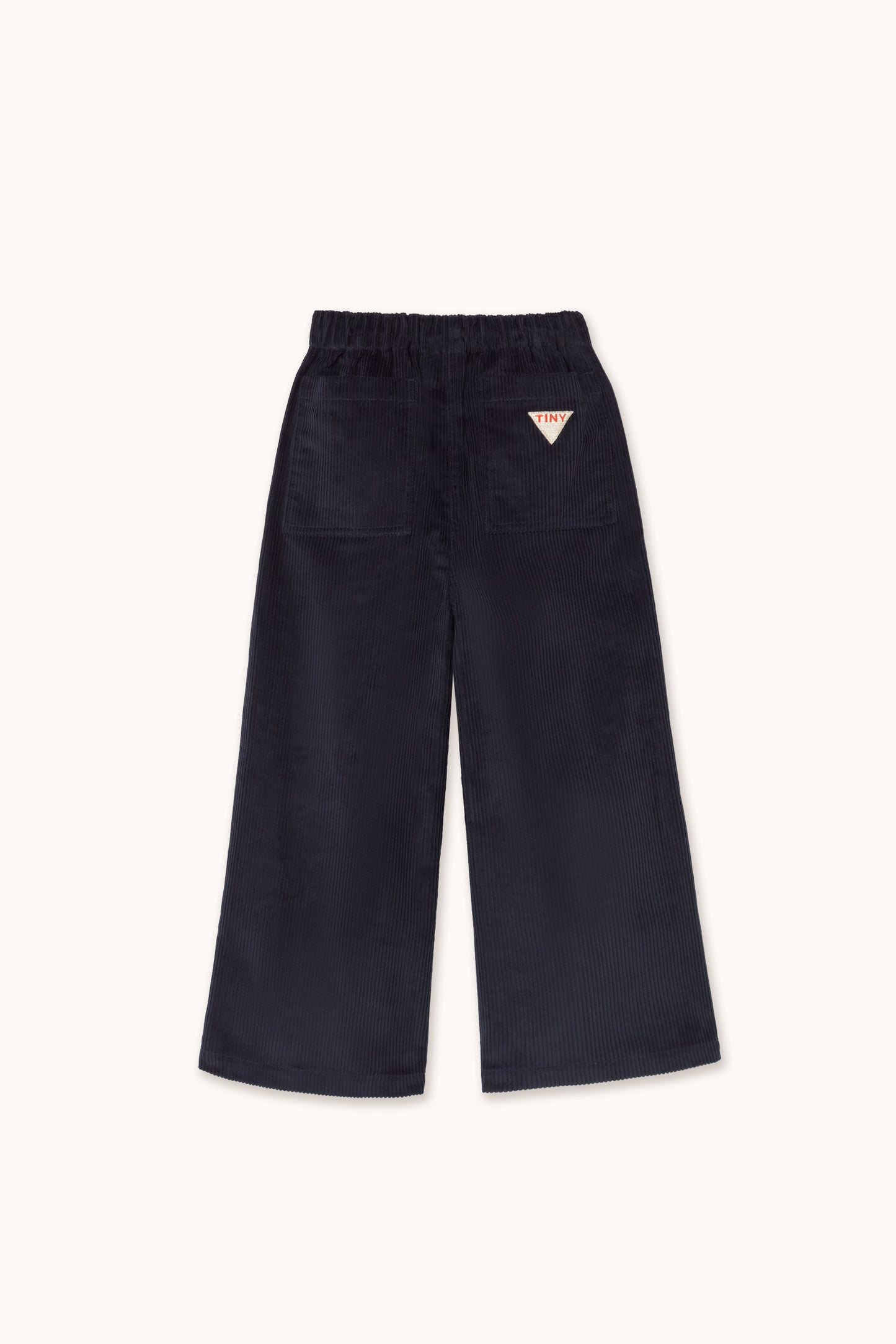 Navy Wide Leg Corduroys