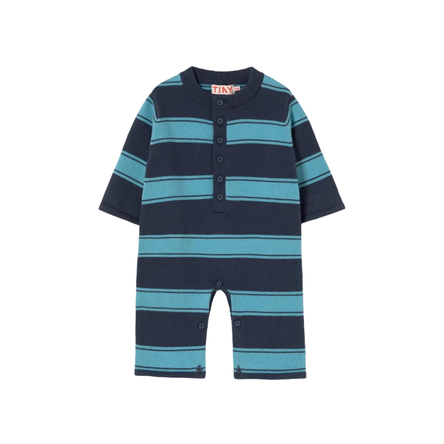 Retro Stripes Sweater Jumpsuit