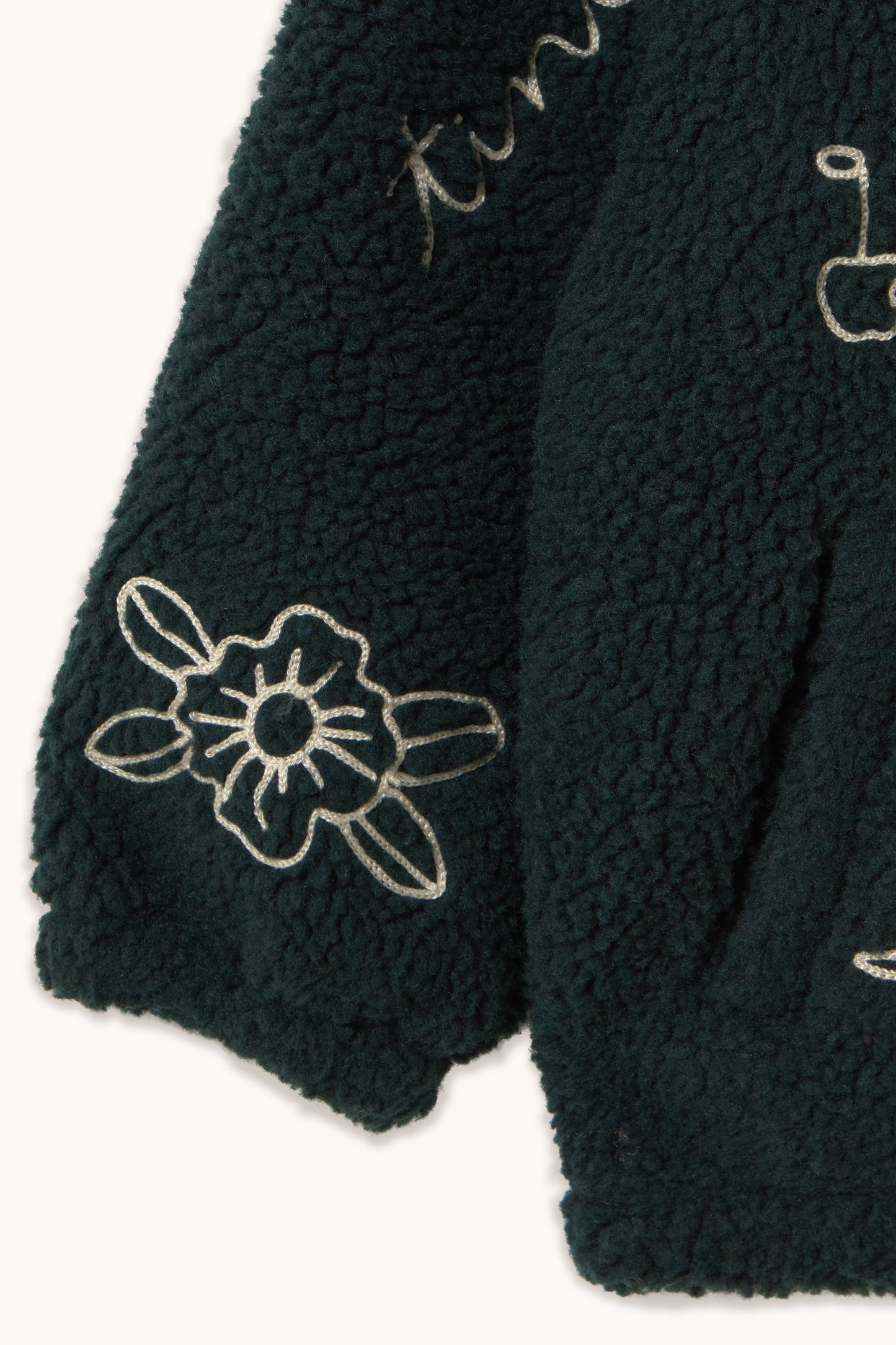 Tiny Apples Sherpa Jacket in Jade