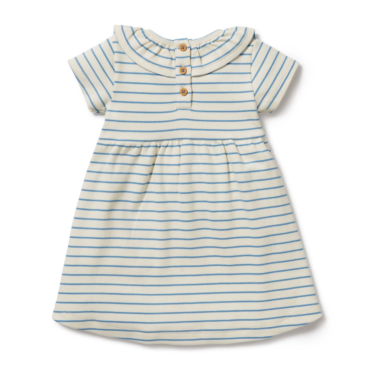 Petit Ruffle Dress in Blue