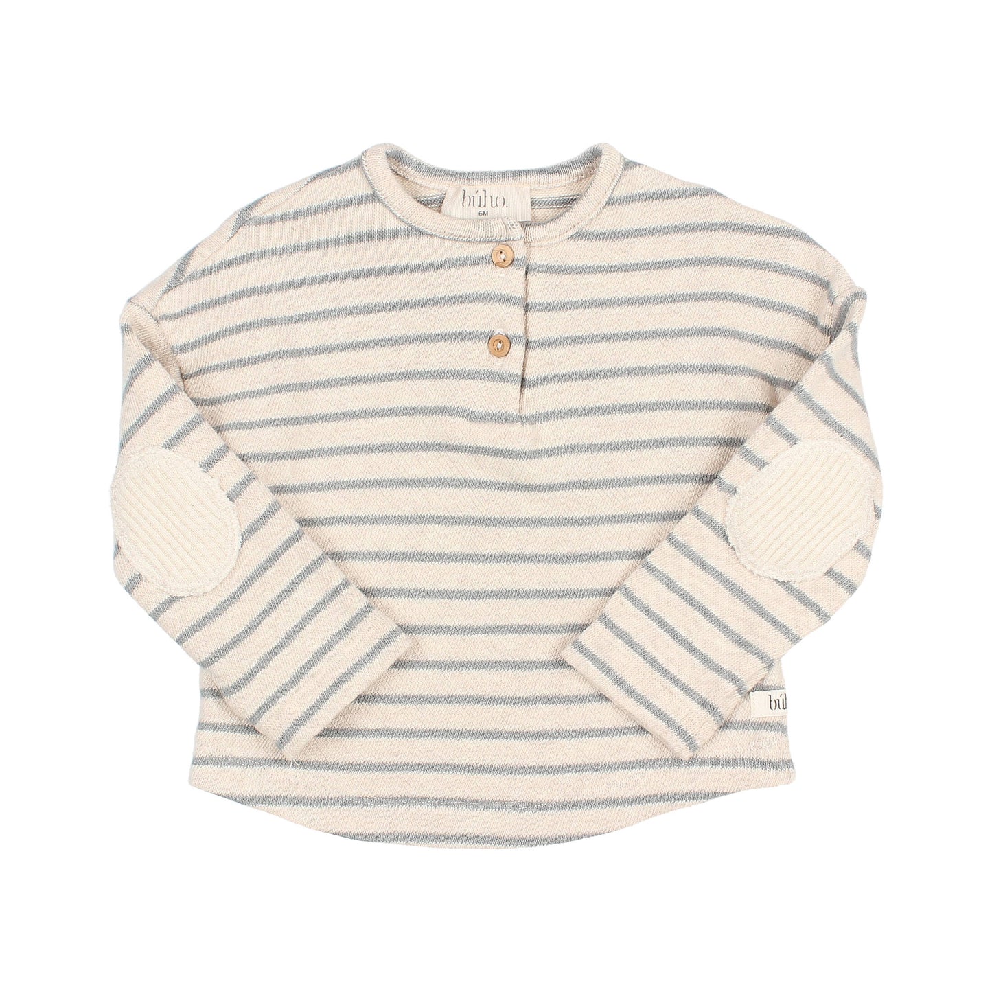Load image into Gallery viewer, Soft Jersey Sweatshirt in Coastal Stripe - Baby
