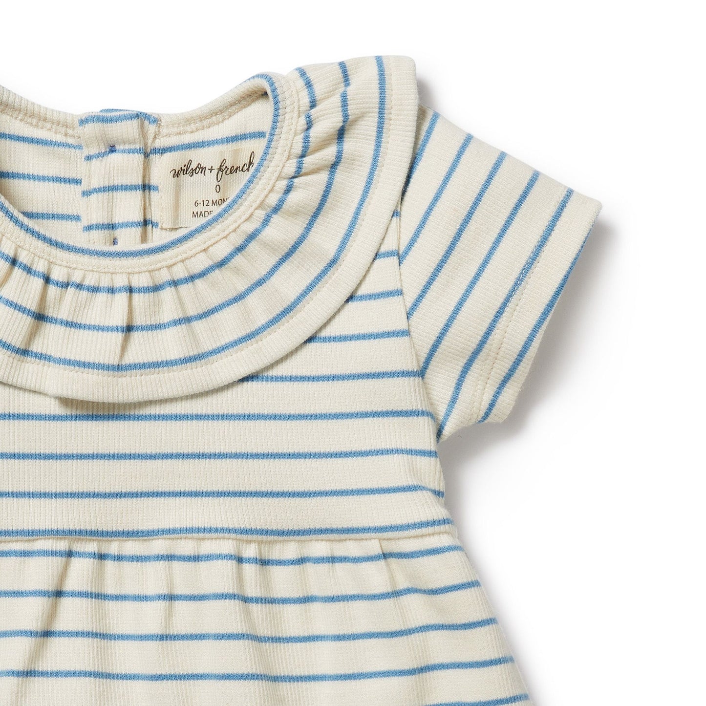 Petit Ruffle Dress in Blue