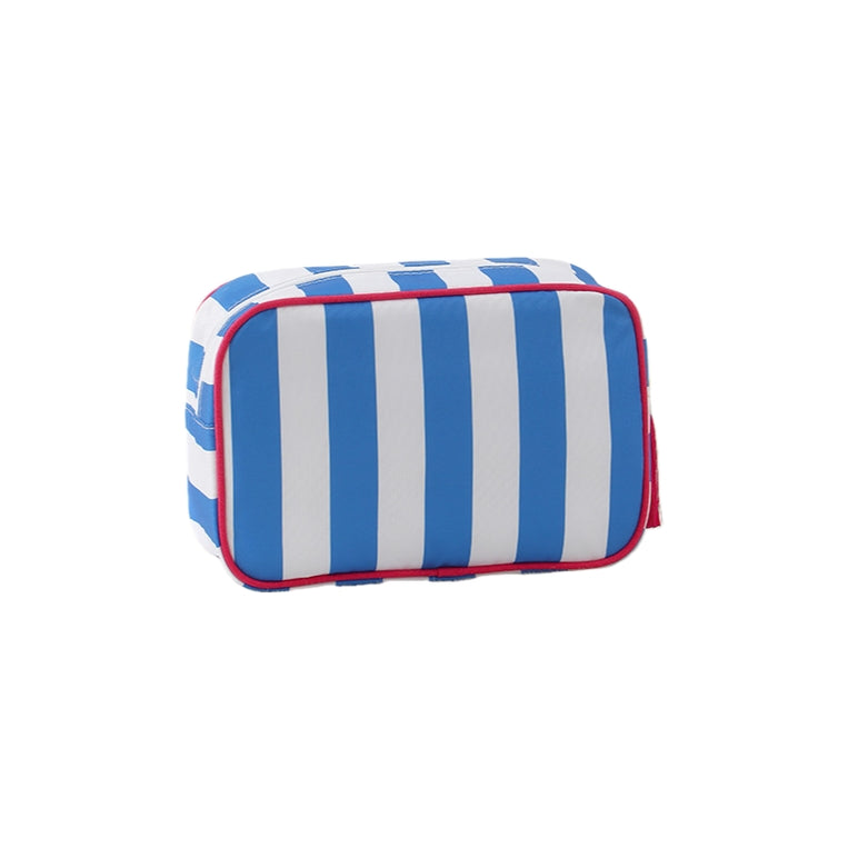 Royal Blue Striped Toiletry Bag