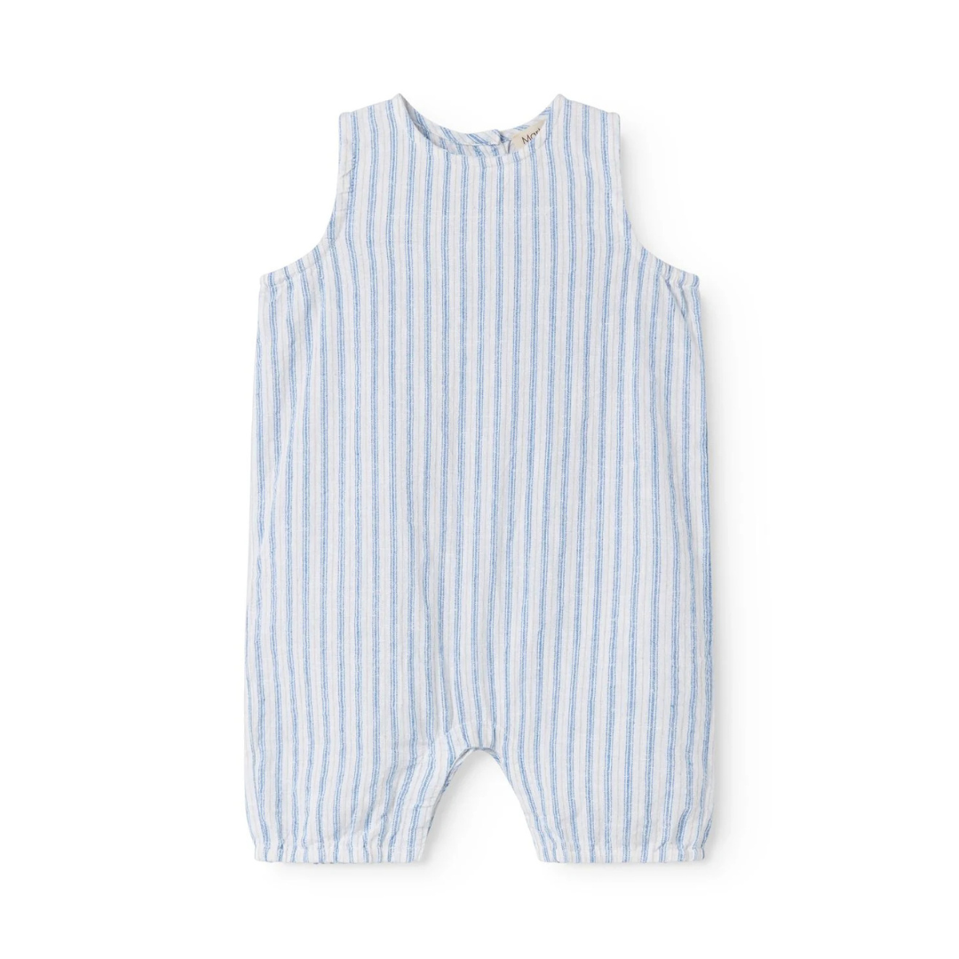 Surf Blue Stripe Romper