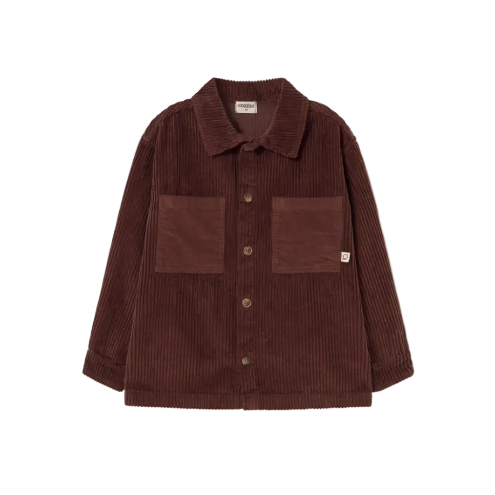 Chocolate Corduroy Overshirt