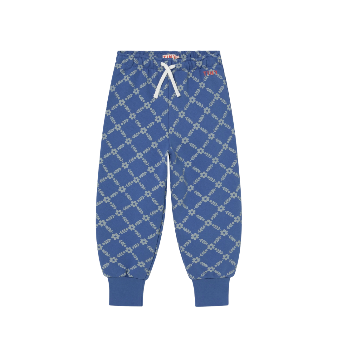 Flower Grid Sweatpants
