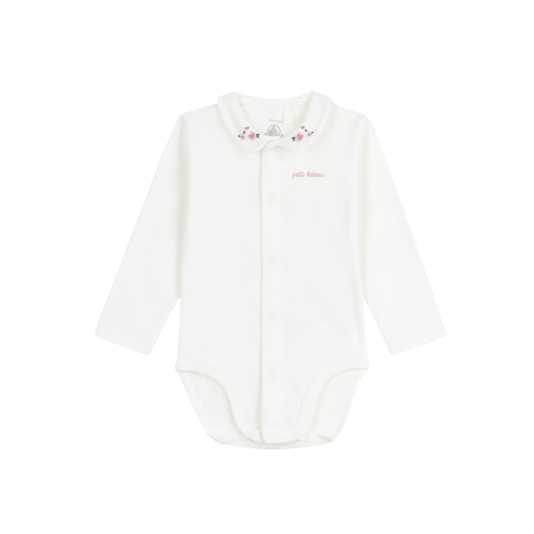 Flower Collar Bodysuit