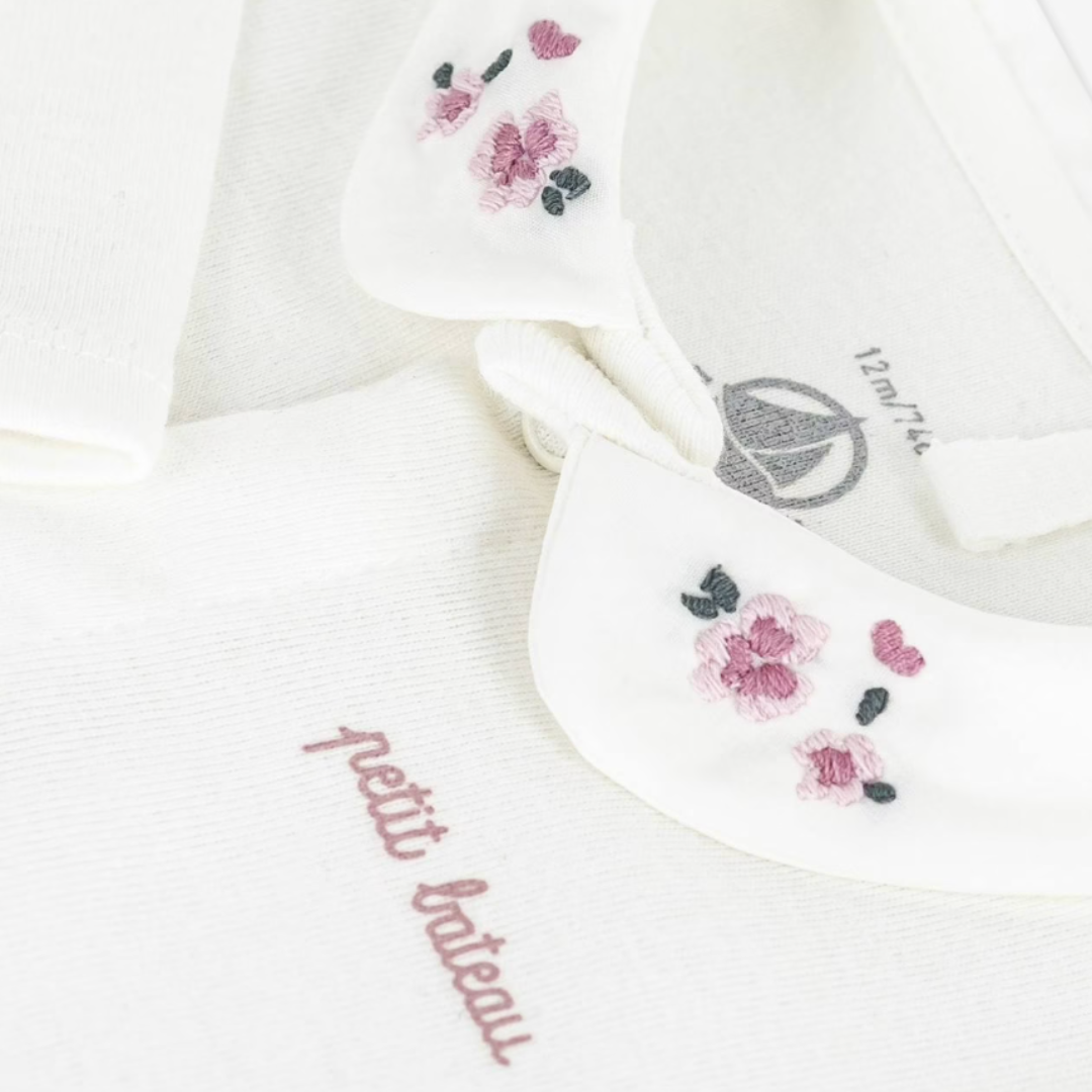 Flower Collar Bodysuit