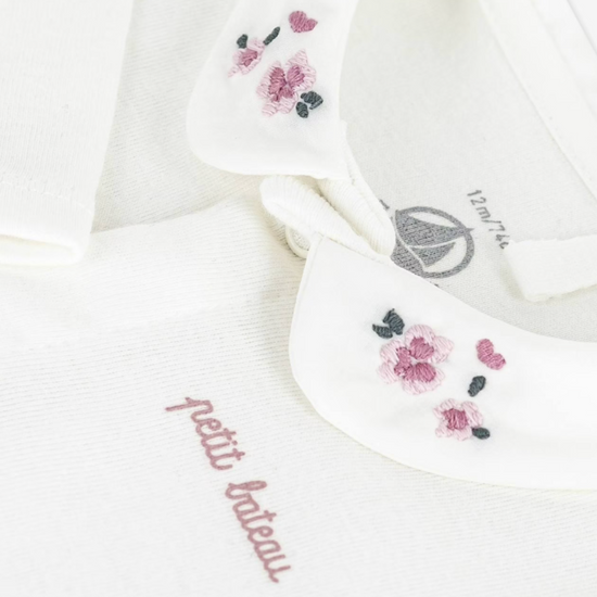 Flower Collar Bodysuit